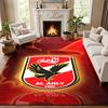 Al Ahly FC Carpet Door Mat for Living Room or Bedroom Protective Mat Under Chair Office Decoration Christmas Gift Birthday Present