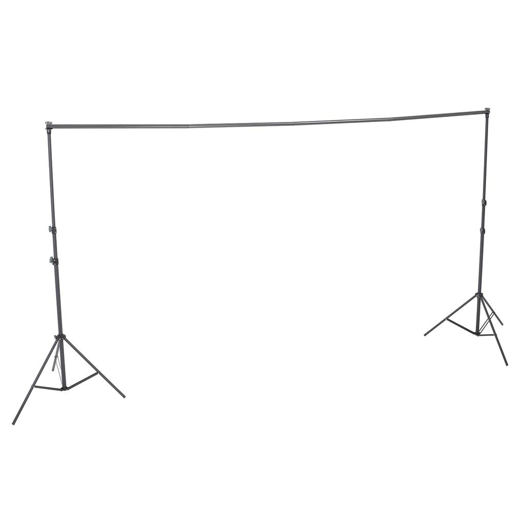 Backdrop Stand 9.84x9.84ft Photo Studio Adjustable Background Stand Support Kit with 4 Clips and 4