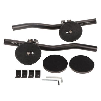 2PCS Bike Aero Bars Mountain Bike Rest Handlebar Aluminum Alloy Road Bike TT Handle