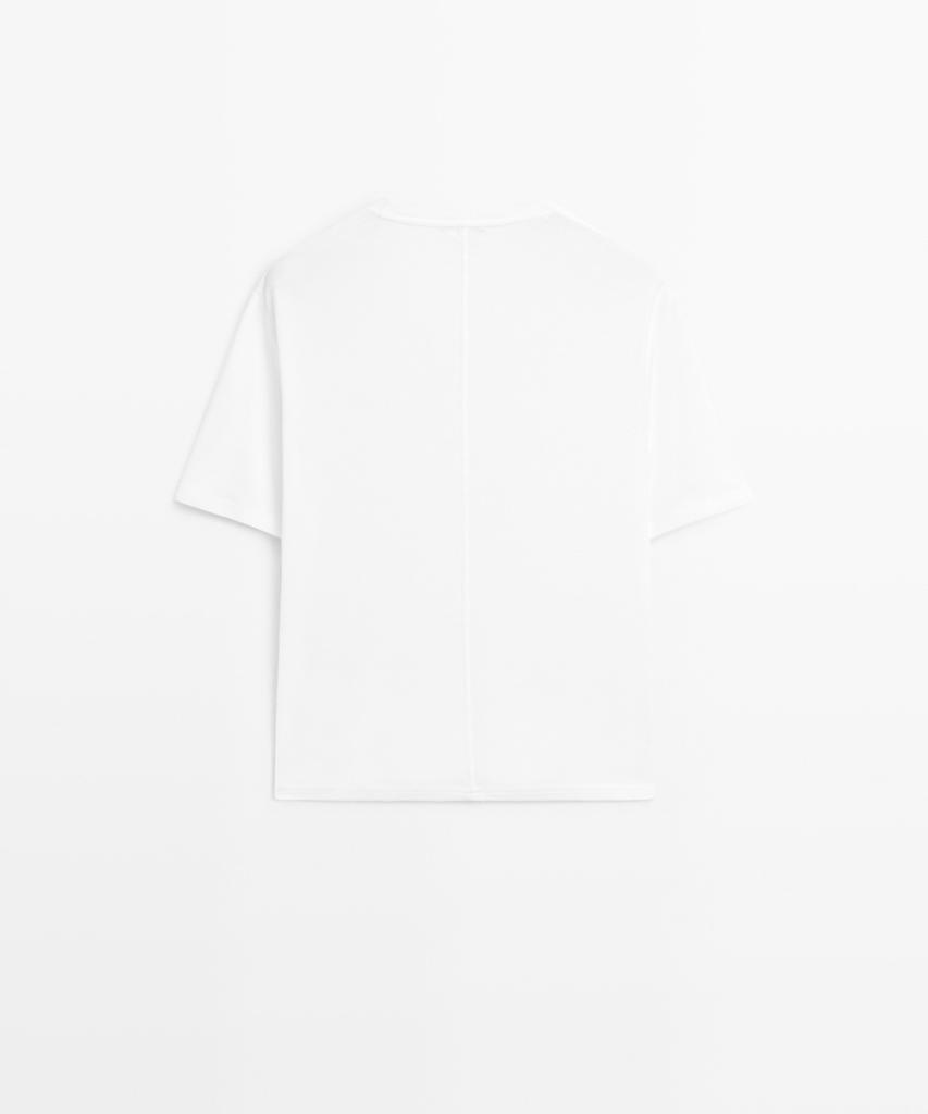 Masimodutti 100% Cotton Short Sleeve T-Shirt
