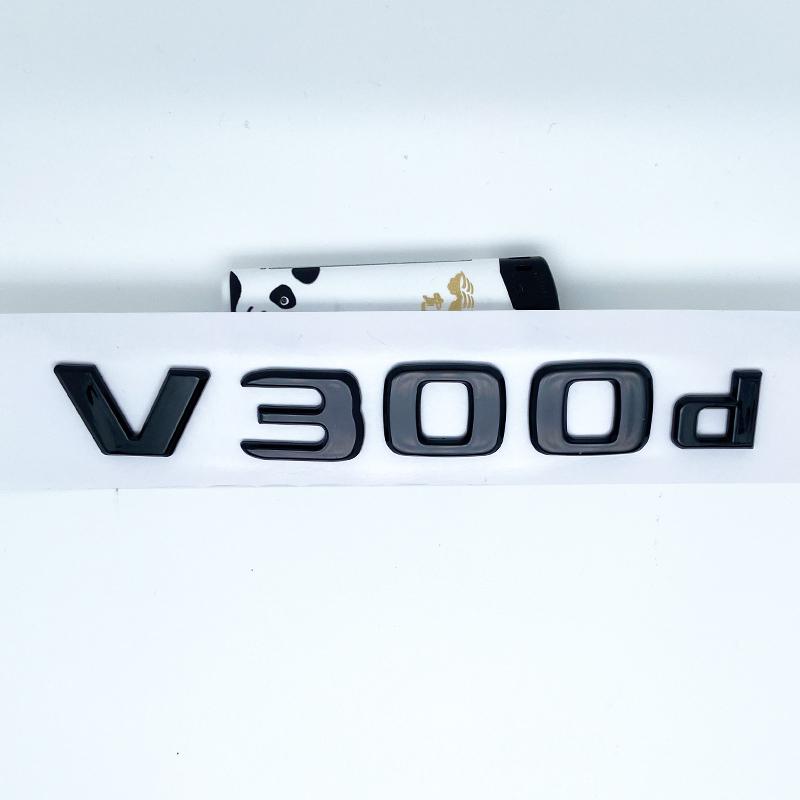 3D Buchstaben V260L V220d V250d V300d Emblem für Mercedes Benz V W447 Auto Kotflügel Plakette Kofferraum Namensschild Logo Aufkleber XC7