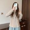 Plus Size Slimming Hooded Long Sleeve Cardigan Jacket for Women - Early Autumn 2025