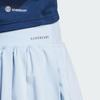 Adidas Clubhouse Color Block Pleated Tennis Skirt With Inner Shorts Women Blue II8051