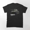 WWII German King Tiger Wehrmacht Panzer Tiger II Tank TShirt 100 Cotton ONeck Summer Short Sleeve Casual Mens Tshirt
