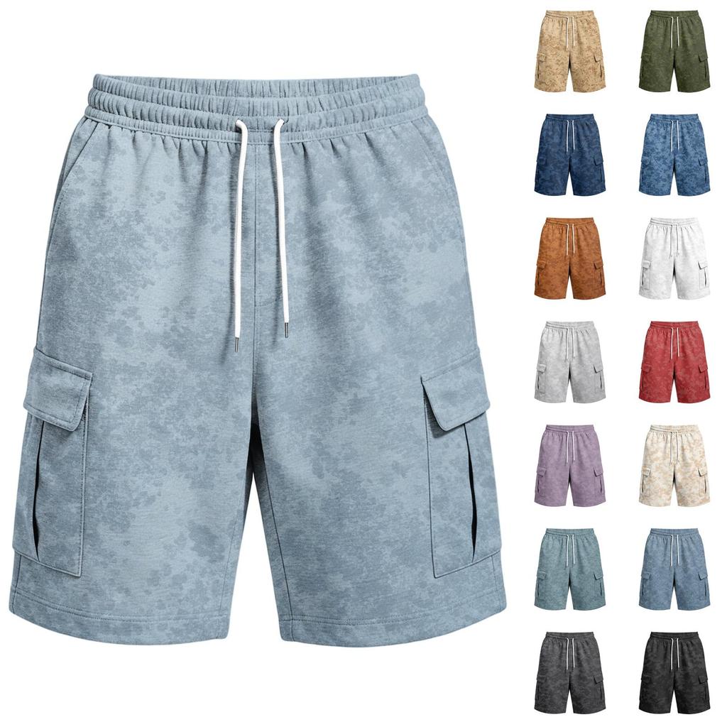 Men's Cargo Shorts with Multiple Pockets Loose Fit Straight Leg Casual Outdoor Work Shorts