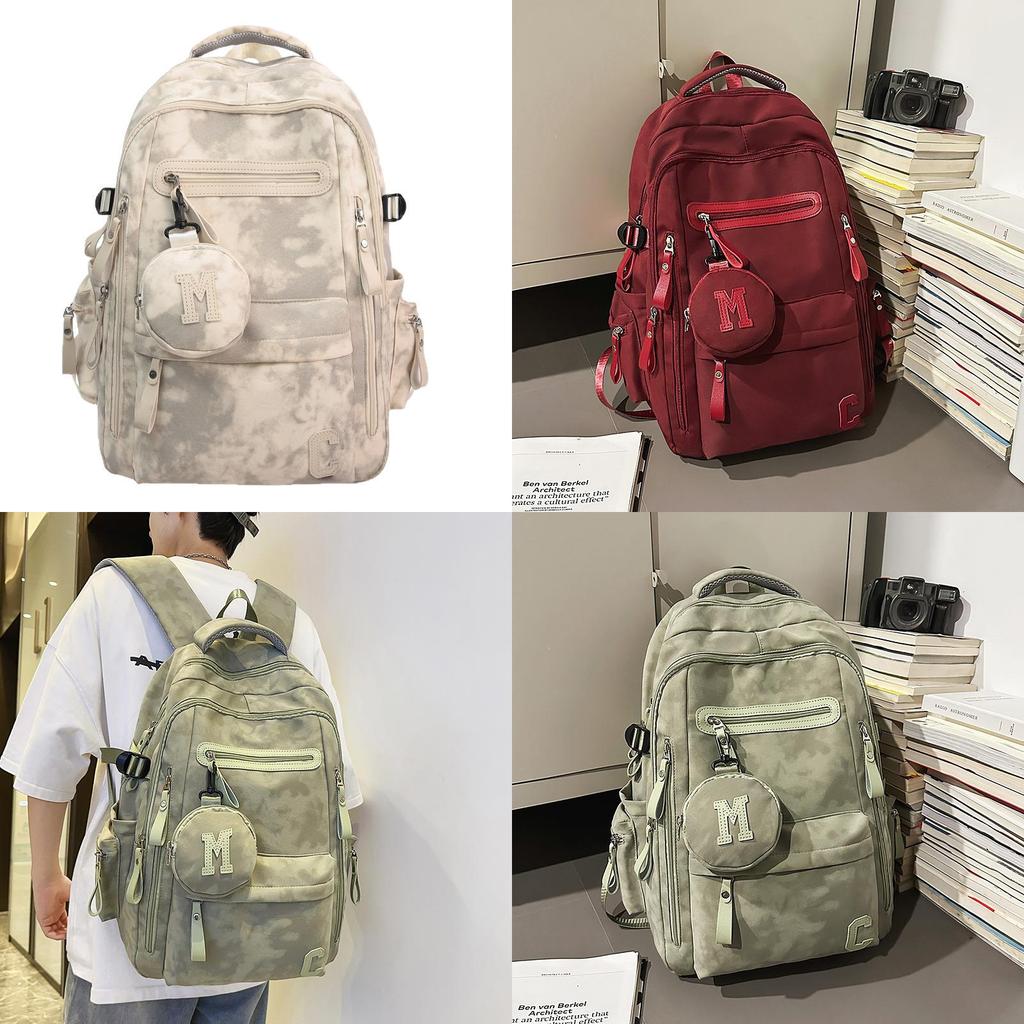 Nylon Casual Travel Backpack For Men And Women With Padded Shoulder System For Daily Use