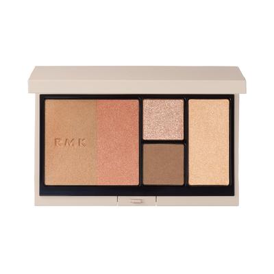 RMK Shade Glow Face Palette 02 Sedona Symphony Shading Highlight [RMK Official] & (Highlight, Shading, Powder, Powder, Cheek, Blush)