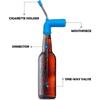 2 In 1 Drinking Beer Snorkel Drinking Straw Bong Funnel Double Snorkel Party Games Barware Household Bar Tools Accessories