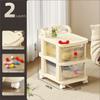 Multi-Layer Drawer Storage Rack Trolley Style Household Storage Cabinet  Kitchen Organization