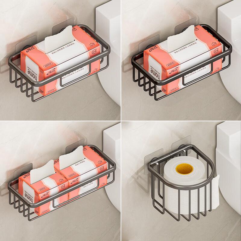 LIEI Space Aluminum Punch-Free Toilet Paper Holder