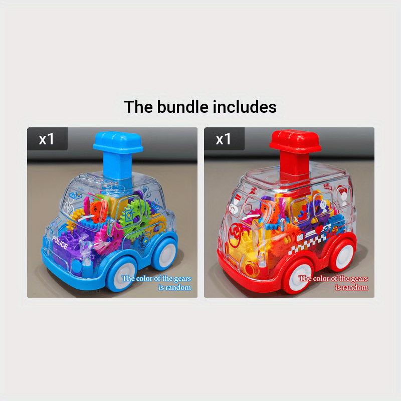

Увлекательная прозрачная гоночная машинка с шестеренчатым приводом для детей — прочная, безопасная и небьющаяся — идеальная обучающая игра-головоломка для мальчиков в возрасте от 3 до 6 лет.