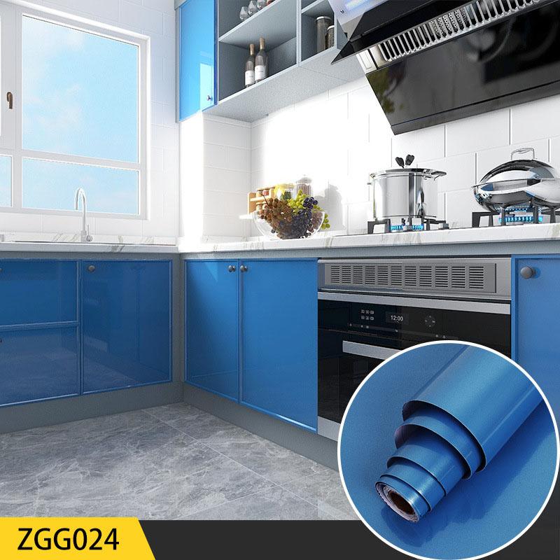 60m PVC Waterproof Solid Self Adhesive Wallpaper for Furniture Peel and Stick Kitchen Vinyl Cabinet Room Decor Wall Stickers DIY