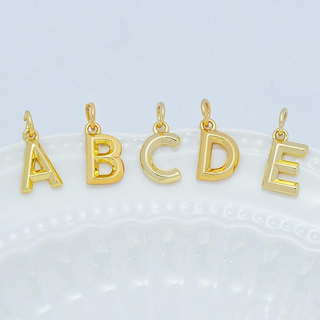DIY Retro Alphabet Pendant Necklace - Choose Your Letter
