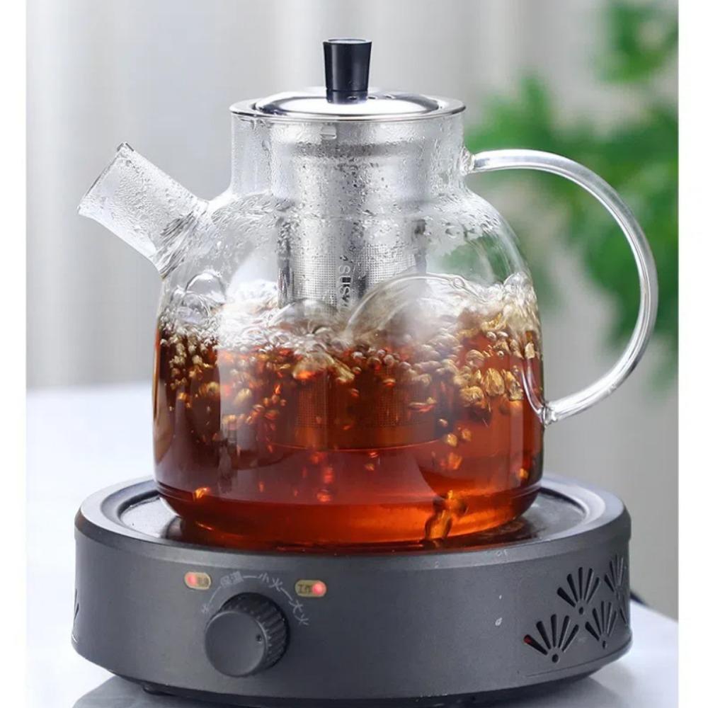 Transparenter Kessel Teegeschirr Verdickte Teekanne Neue Glasteekanne Zur Kaffeezubereitung