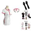 Chainsaw Man Makima Nurse Uniform Cosplay Costume Pu Suit Wig For Halloween Carnival