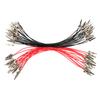 2Pcs Test Wire Interesting Widely Used Copper Bothway Alligators Clip Conductor for Student