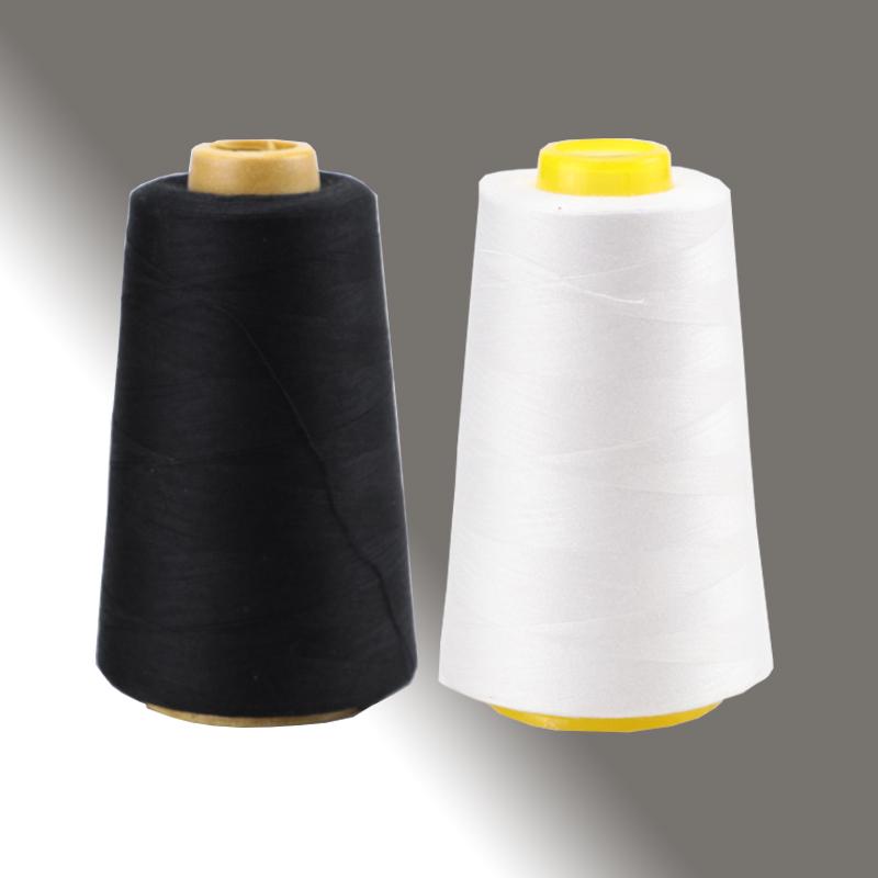 402 Fine Thread Sewing Machine & Hand Sewing Spools, White Cotton for Clothes, Quilts, Overlock - Large & Small Spools