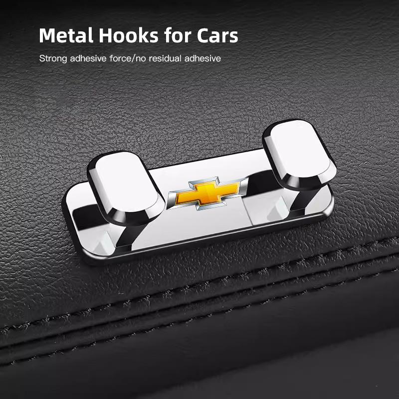 Metal Alloy Car Hook Styling Hooks Storage Accessories For Chevrolet Corvette Montana TrailBlazer Silverado Traverse Camaro Bolt