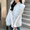 Autumn Winter Fur Vest Women Thicken Warm Plush Sleeveless Jackets Female Mid Long Women Waistcoat