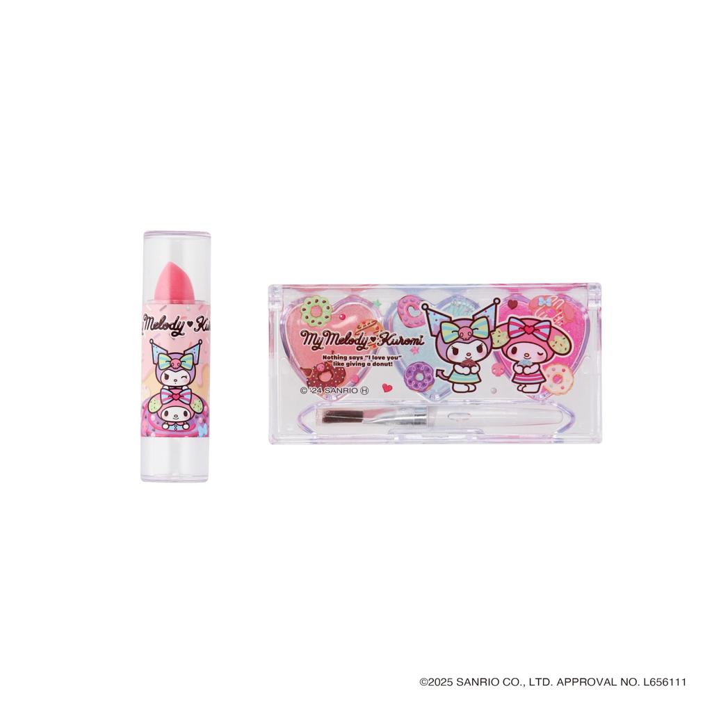 Race Sanrio Lip Palette Set, My Melody Kuromi DD, Ages 6 and Up, Cosmetics, Accessory 900067