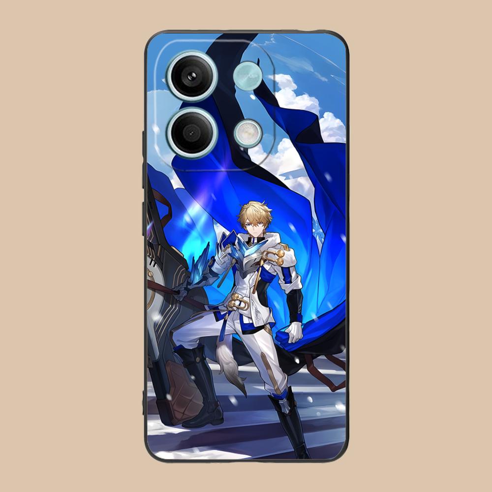 

HSR Gepard Matte TPU Mobile Phone Case for POCO F8 F7 F6 F5 F4 F3 F2 Pro GT C75 C71 C65 C61 C40 Pro Ultra Colorful Cover Poco C40