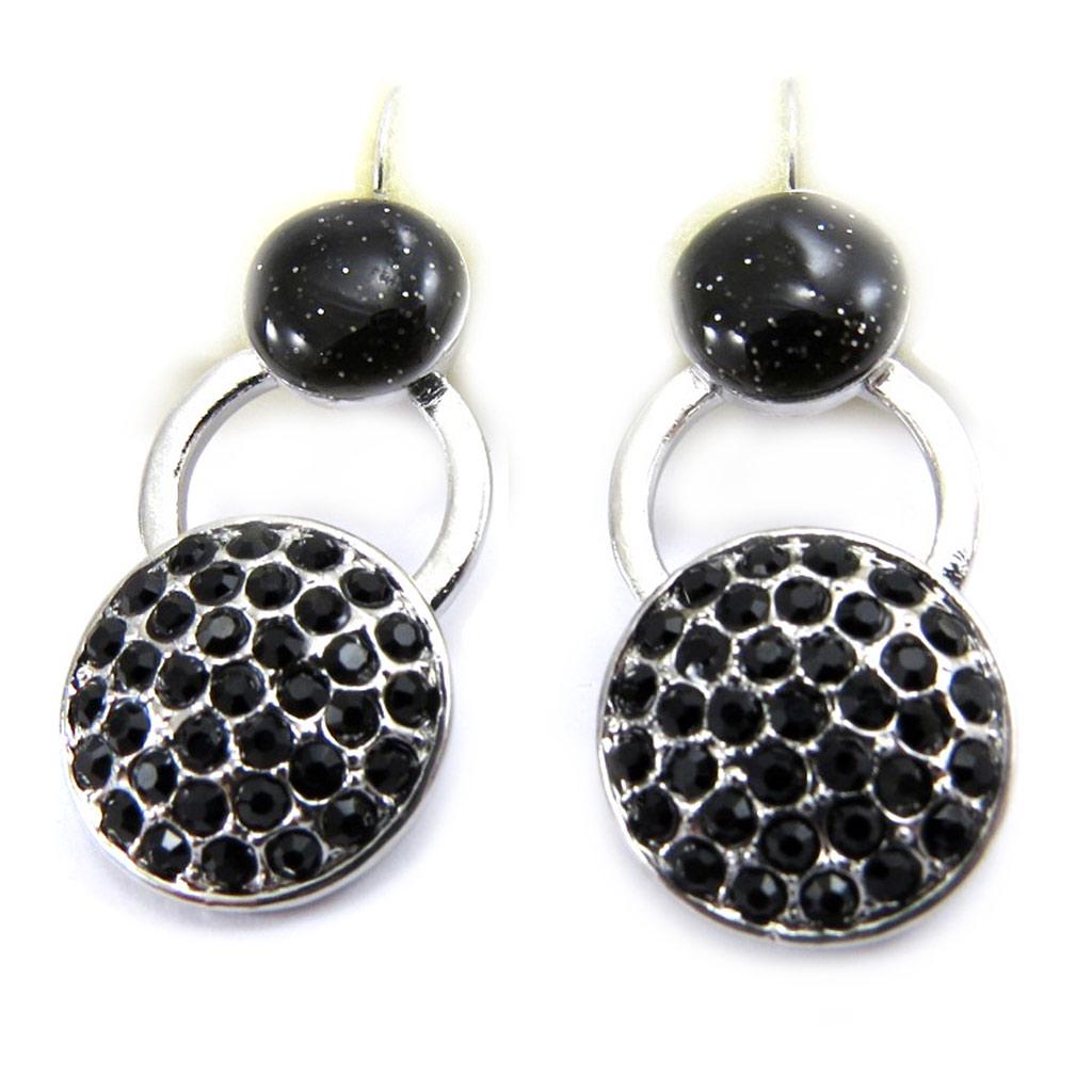 NOA [G8308] - Black 'Sissi' Designer Earrings