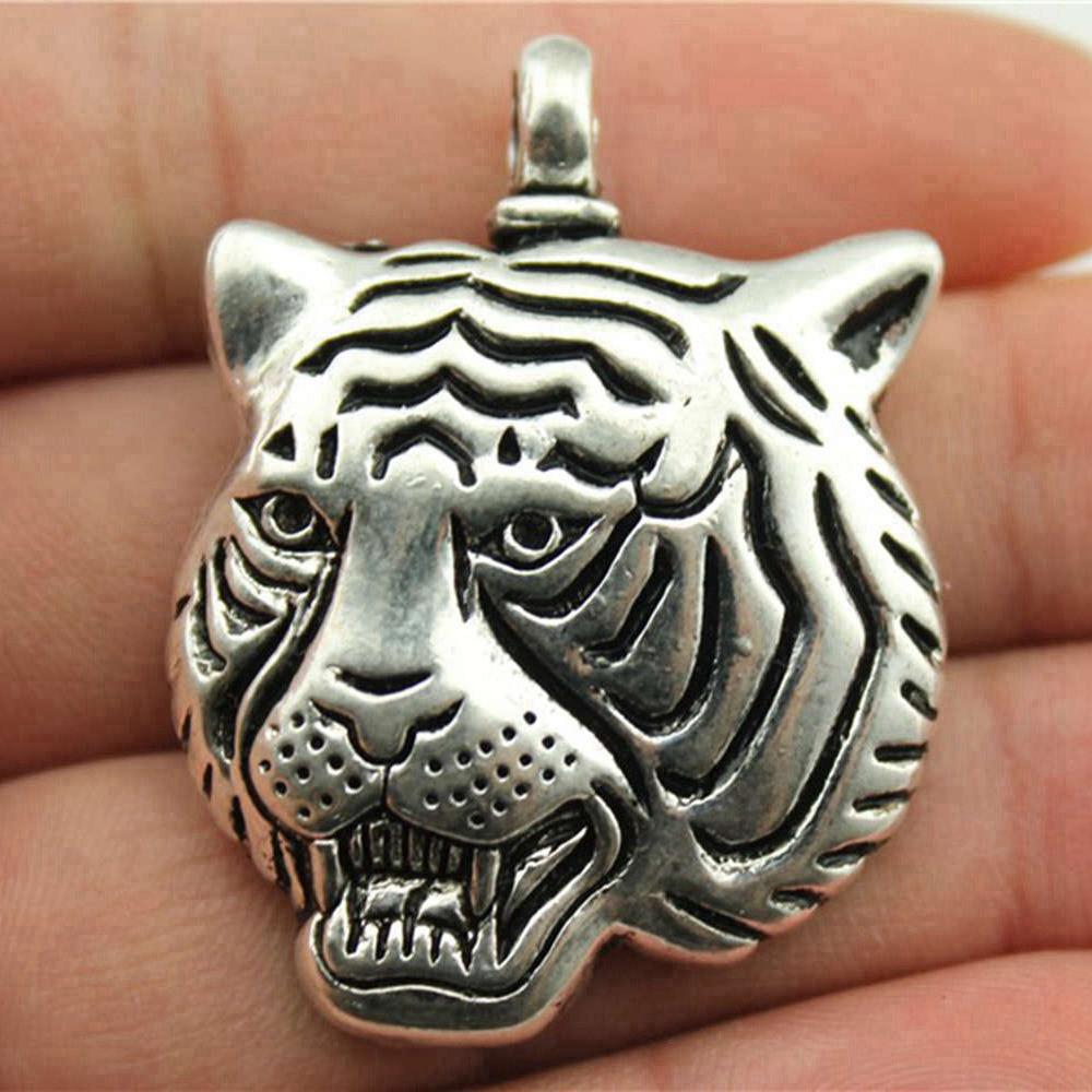 Charms Tiger Lion Wolf Pendants Kids' Jewelry Materials QC131