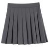 Women's Grey Pleated Skirt High-Waisted Short Skirt Summer Suit Style Slimming A-Line Extended Length Casual All-match Versatile JK Skirt