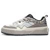 Li Ning 001 UNBLOCK Slip Resistant, Abrasion Resistant, Breathable Low Top Skateboard Shoes Men's Ecru Gray AGCT095-3