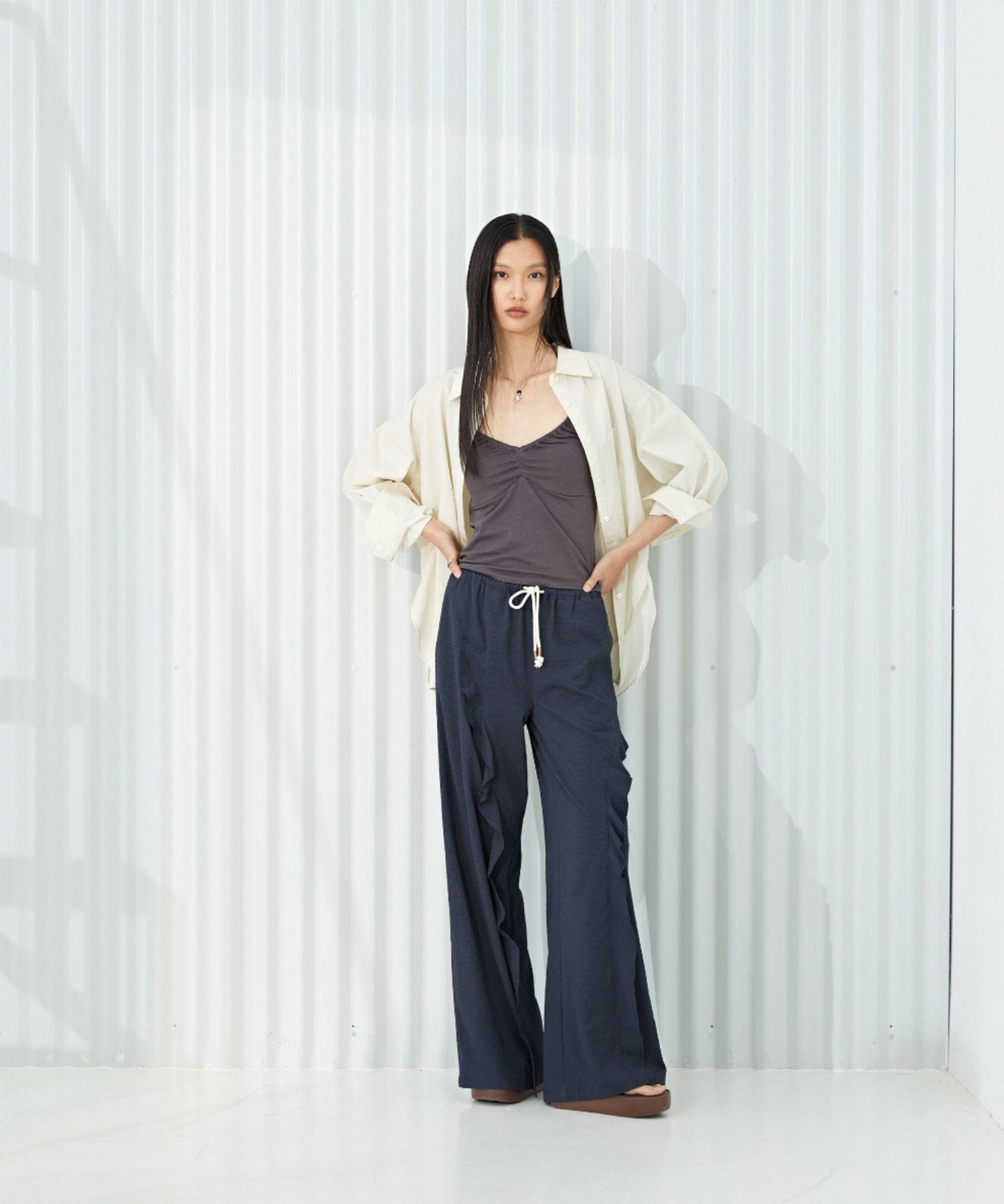 Monday Flow Vacation Linen Shirt_Light Beige Light Beige/Free