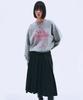 Nigaennikol Butterfly Signature Sweatshirt_Gray Pink