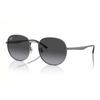 Ray-Ban Letter Logo Oval Sunglasses Unisex Sunglasses Gray 0RB3727D004/8G57