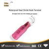 Waterproof Heat Shrink Hook Terminal, Insulated Brass Crimp Connector, 1.5-2.5mm²