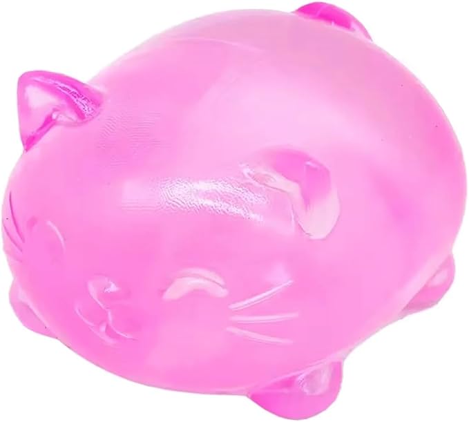 Mini Cute Cat Shape Squishy Toy Maltose Decompression Toy Non-toxic Funny Tool Pressure Relief Adults Kids Birthday Party Gift