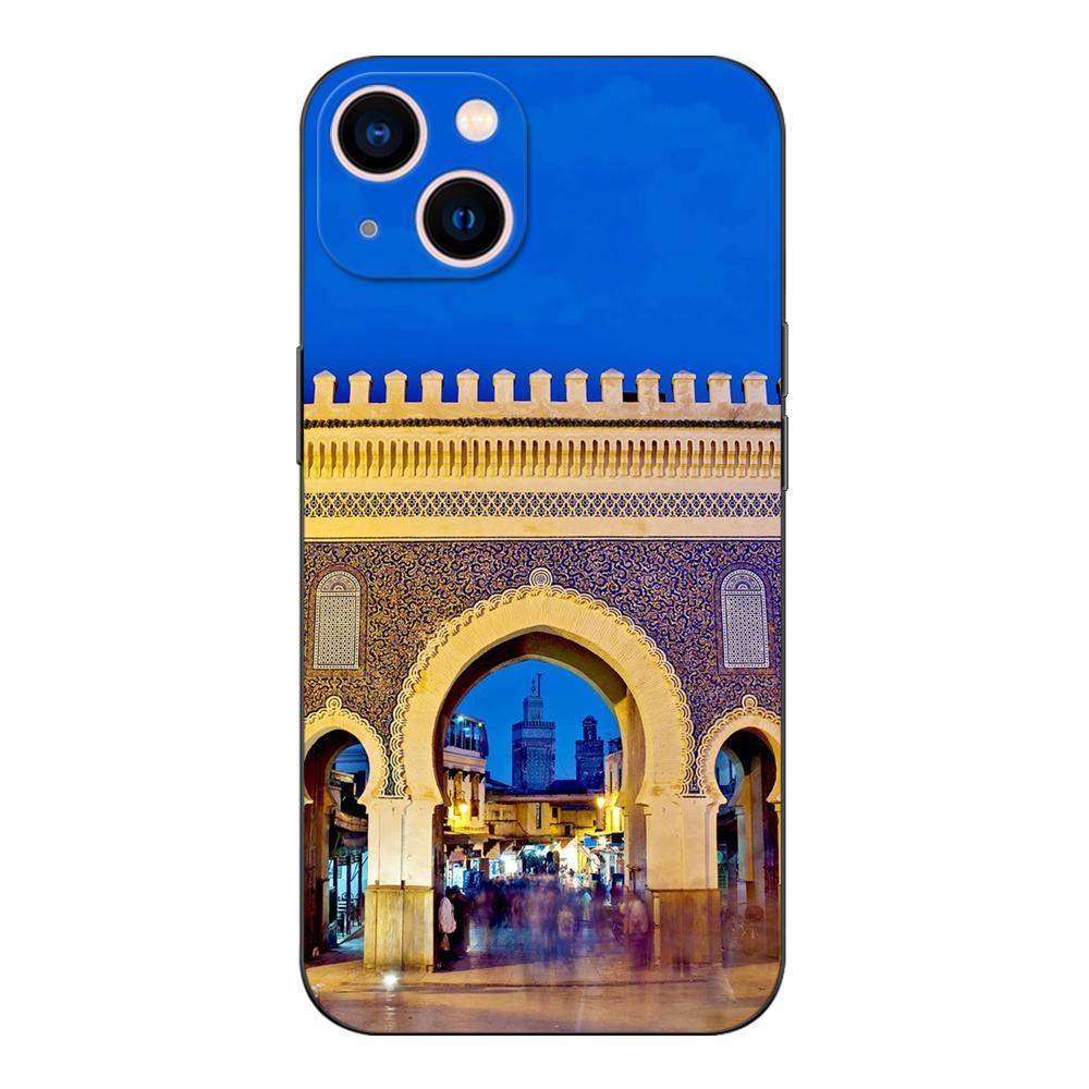 Black Tpu Case For Honor 8a Prime 8s 9 10X Lite 9A 9C 9X Premium Pro 9S Case Cover Moroccan Morocco Flag