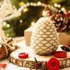 Cute Christmas Pine Cone Silicone Candle Mold   Candle Making Mould DIY Handmade Aromatherapy Candles Cake Mold