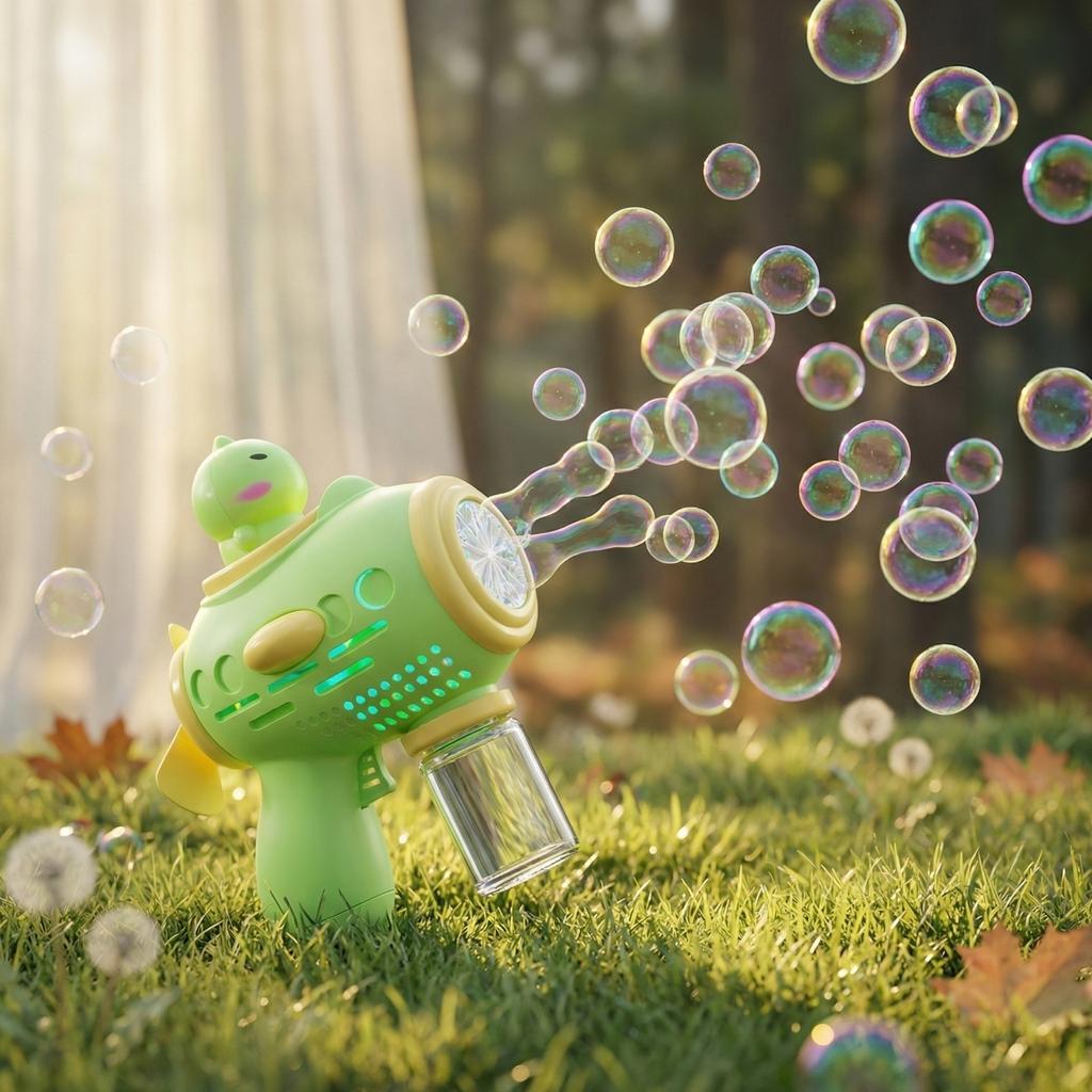 Bubble Wands - Interactive Lighted Automatic Bubble Machine Toy For Boys And Girls