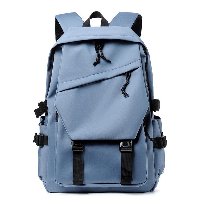 

Versatile Korean Student Backpack: Large-Capacity, Casual Trend, School & Travel Laptop Bag синий
