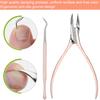 Professional Stainless Steel Nail Clipper Cutter Trimmer Ingrown Toenail Pedicure Manicure Tool Kit for ParonychiaRose