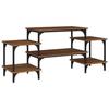 VidaXL TV Cabinet Brown Oak 117x35x52 Cm Engineered Wood 826319