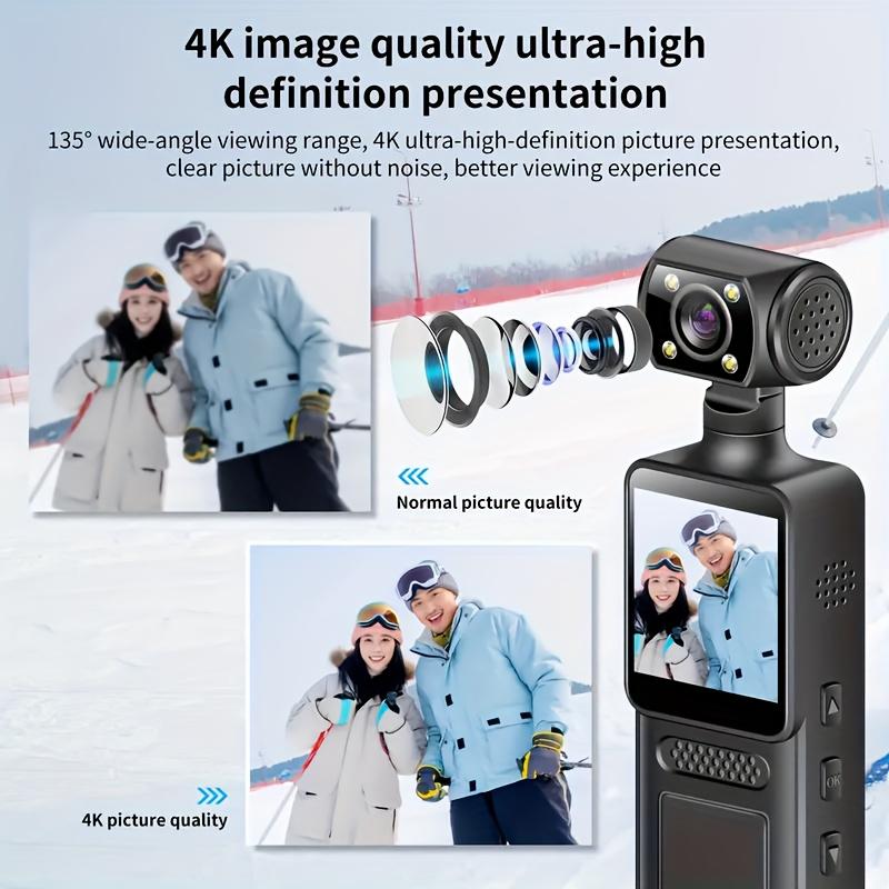 NEW 4K WIth Wifi Hotspot Mini Camera Portable Digital Video Recorder Body Camera Night Vision DVR Miniature Camcorder