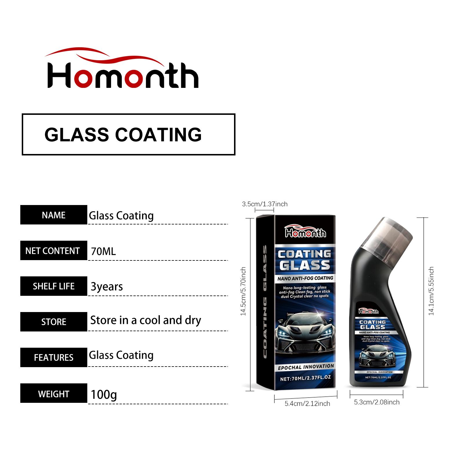 

Windshield Defogger Agent Automotive Glass Anti Fog Nano Coating Spong Brush For Glass Window Hydrophobic Layer Polishing