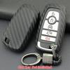 Carbon Car Key Fob Case Cover For Ford Focus MK4/Explorer/Mondeo/Fusion/Mustang/Edge/Eco-Sports/F-150/F-250/Expedition