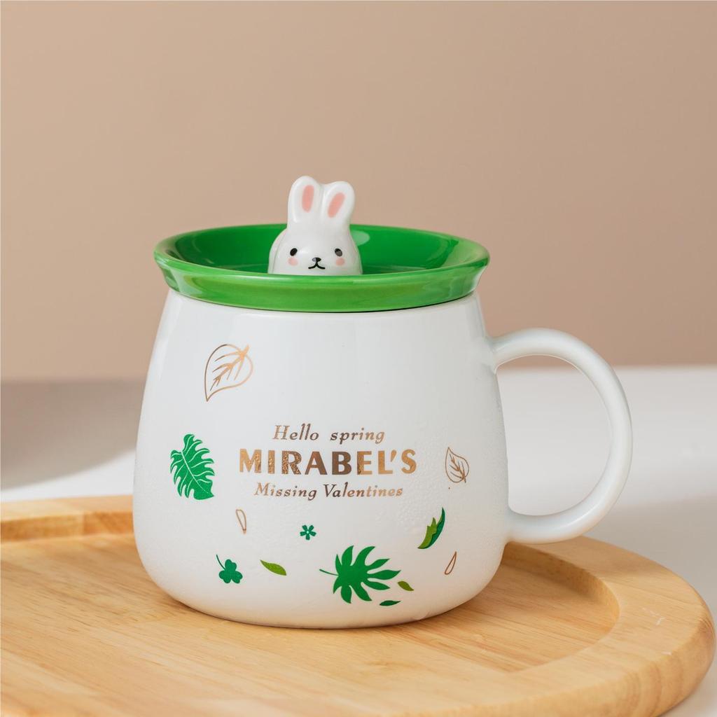 Creative rabbit Ceramic Cup Cute Different Cups of Coffee Cup for Tea Christmas Mug Set Ceramics & Pottery Personalized Gifts