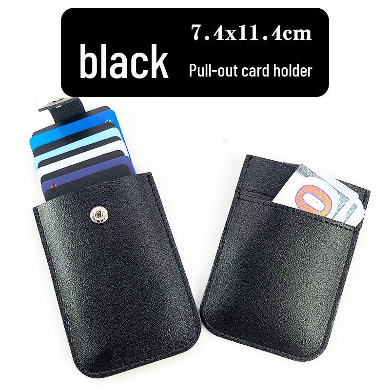 Exquisite Anti-Theft RFID Leather PU Card Holder: Universal, Spacious, & Stylish for Women