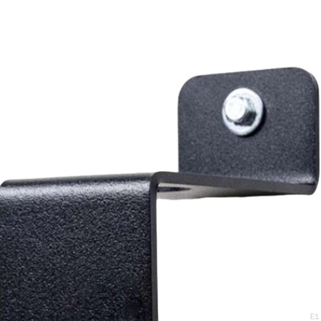 Barbell Bar Holder Wall Rack for Straight/Curl Single Iron 2 Inch Hole Diameter