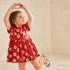 Girls Cotton Floral Summer Dress Princess Fairy