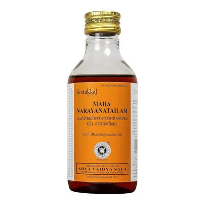 Maha Narayana Tailam 200 ml Ayurvedisches Körperöl für Gelenkkomfort und Knochenunterstützung 1er-Packung