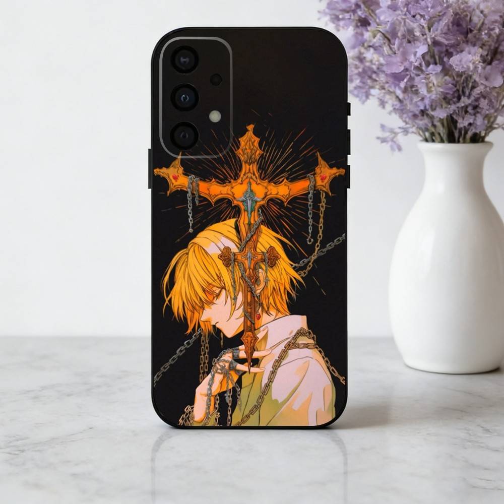 H-Hunter X H-Hunter K-Kurapika Phone Case For Samsung Galaxy A73,A72,A71,A70,A53,A52,A51,Soft Silicone Black Cover