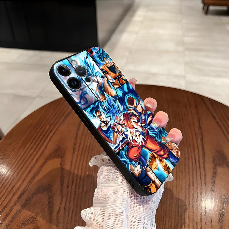 Dragon Ball Anime Goku Black Soft Phone Cover Case for iPhone 13 12 11 17 Pro Max 15 16 14 Plus XS Max 7 8 17Air XR